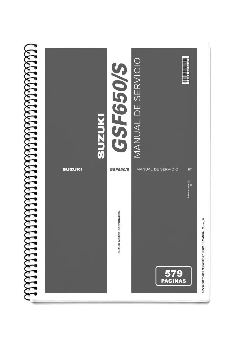 Manual de Taller Suzuki GSF650/S 2007