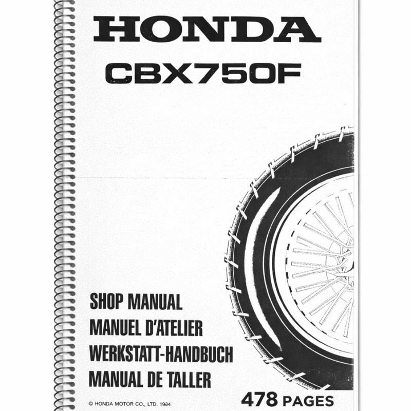 Manual Taller Honda CBX750F 1984