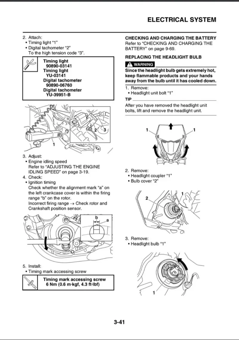 Manual de Taller Yamaha WR450F WR450FG 2016 - Imagen 3
