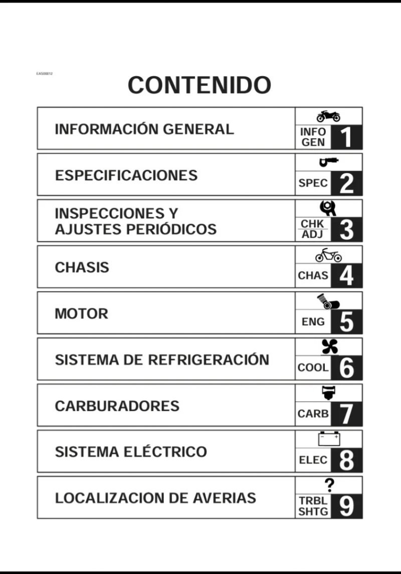 Manual de Taller Yamaha FZS1000(N) 2001 - Imagen 2