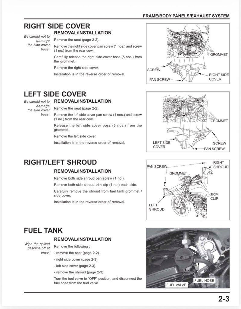Manual de Taller Honda CBF 150ME 2013 - Imagen 3