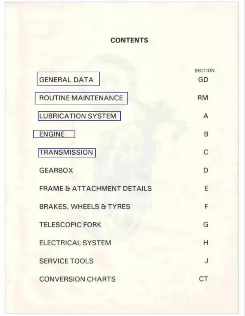 Manual de Taller Triumph Bonneville T140 - Imagen 2