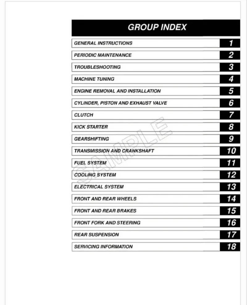 Manual de Taller Suzuki RM 125 - Imagen 2