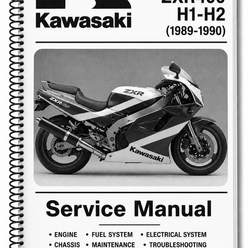 Manual Servicio Kawasaki ZXR400 H1-H2 (1989-1990)