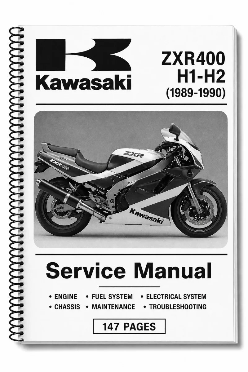 Manual de Taller Kawasaki ZXR400 H1-H2 (1989-1990)